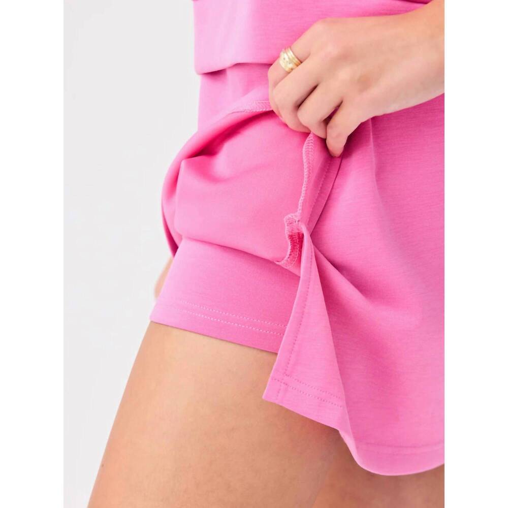NEW MARY SQUARE cora mini skort in pink - Picture 3 of 3
